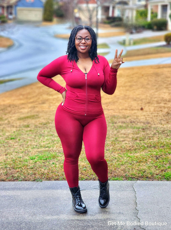Stay On Track Legging Set - Get Me Bodied Boutique, LLC