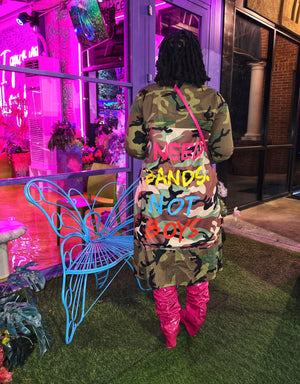 Bands Not Boys Camo Jacket