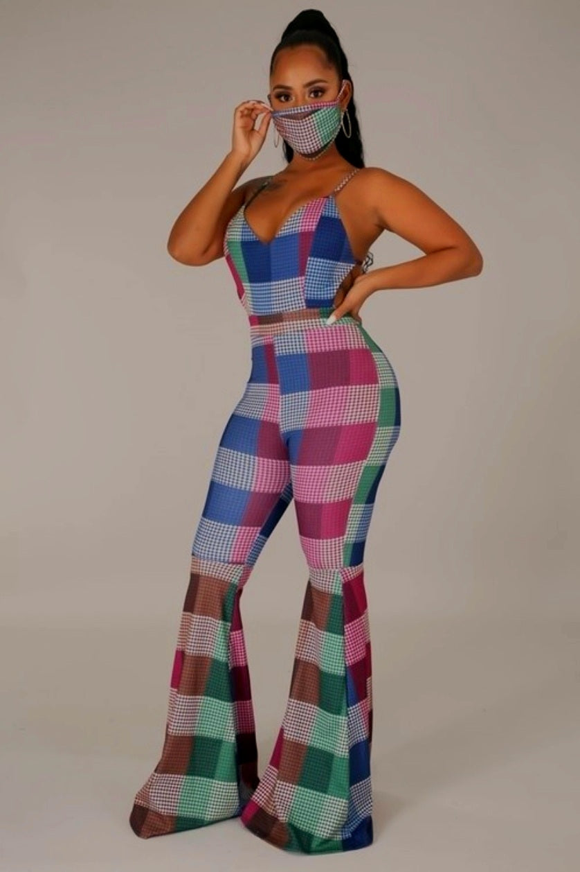 Patchwork Jumpsuit