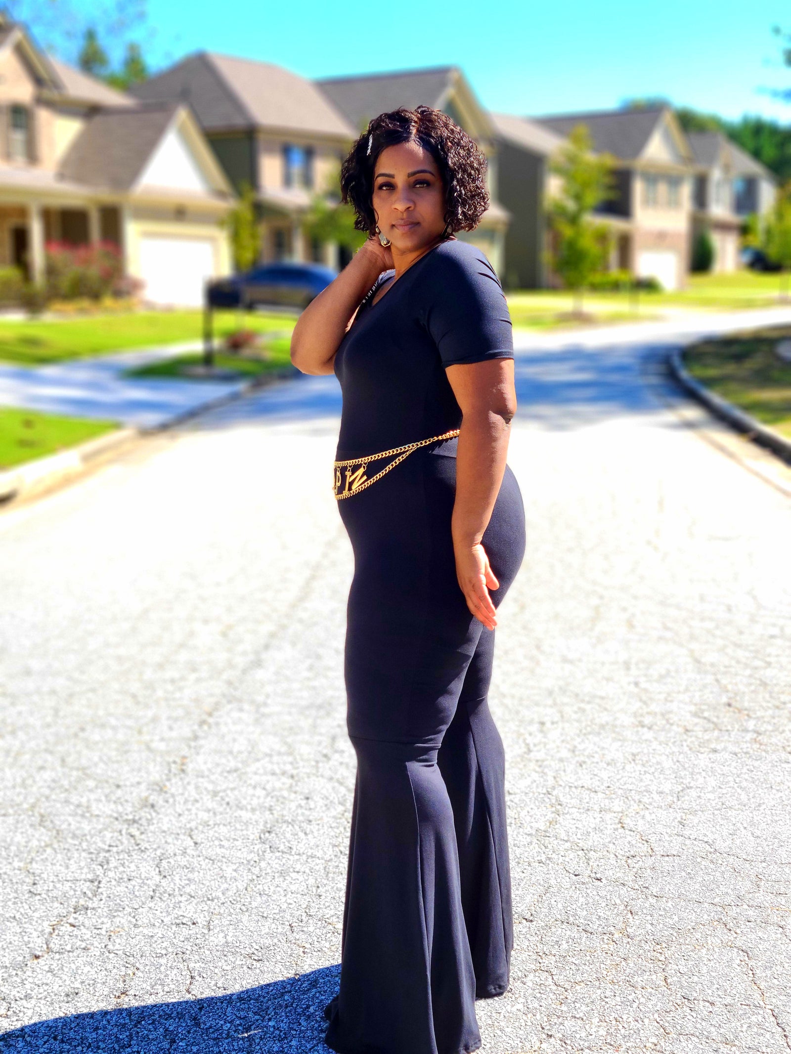 Black Panther Jumpsuit - Plus