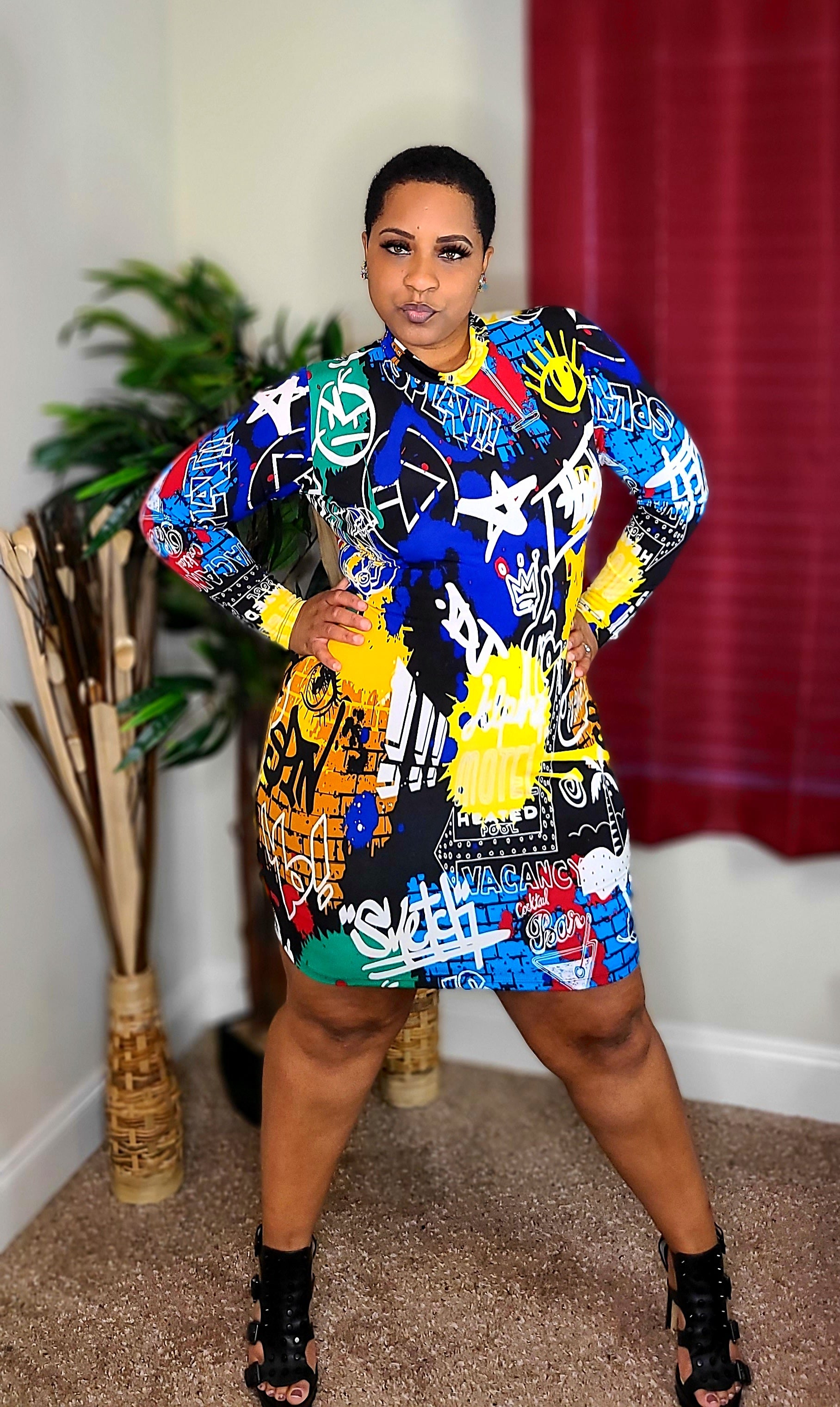 Body Of Graffiti Dress - Plus