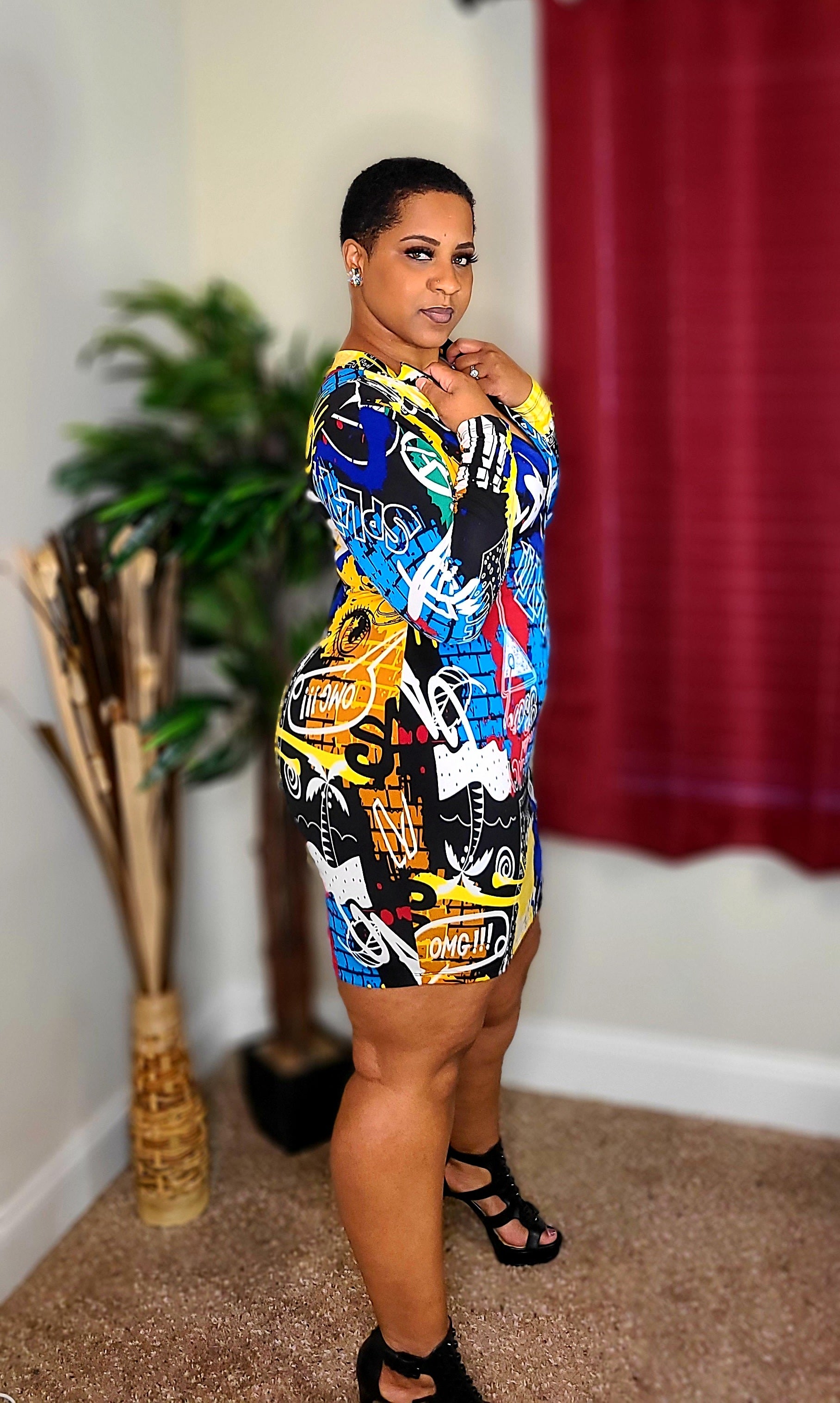 Body Of Graffiti Dress - Plus