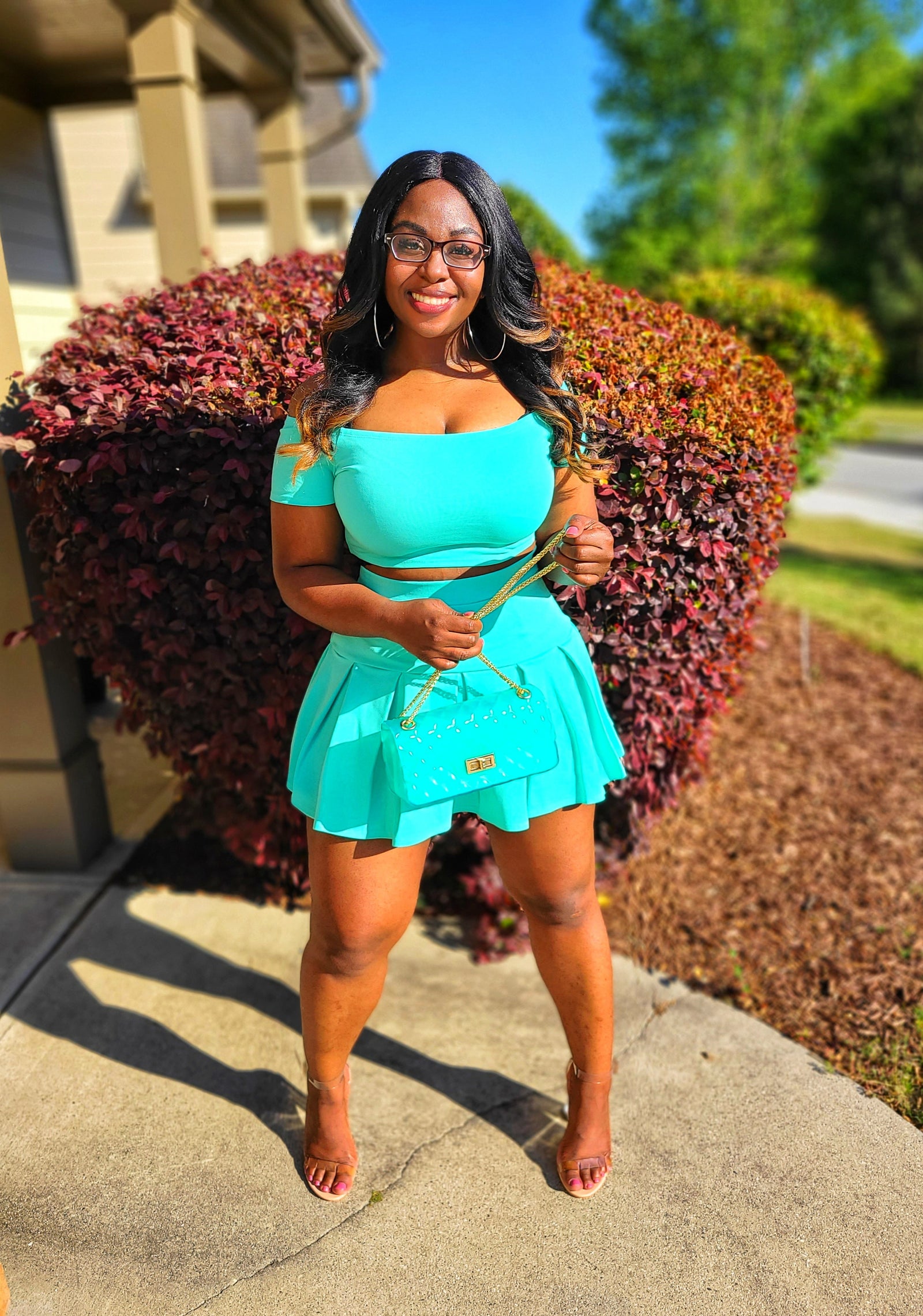 Malibu Barbie Skirt Set