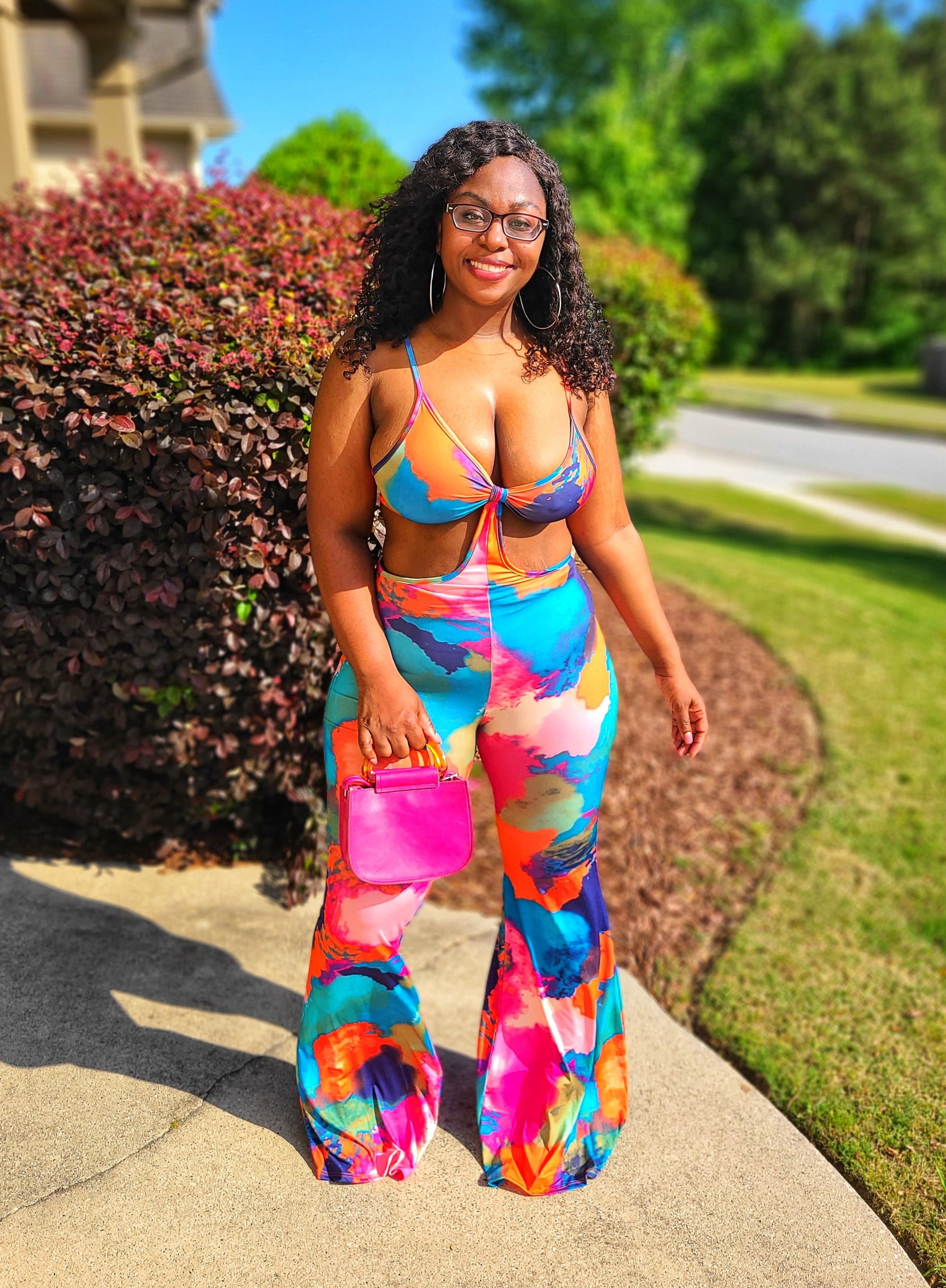 Liquid Leather Bell Bottoms - Get Me Bodied Boutique, LLC