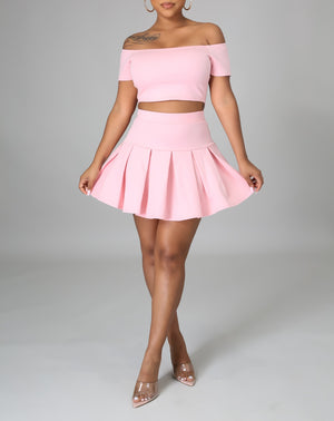Malibu Barbie Skirt Set