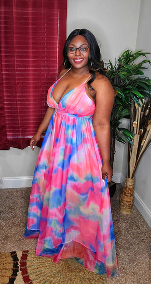 Cotton Candy Dreams Maxi Dress