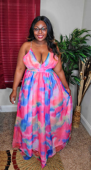 Cotton Candy Dreams Maxi Dress