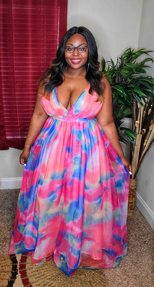 Cotton Candy Dreams Maxi Dress