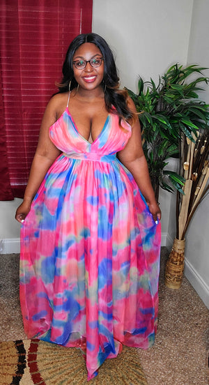 Cotton Candy Dreams Maxi Dress