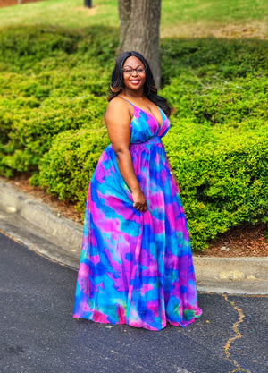 Cotton candy outlet la maxi dress