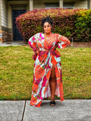 Split Decisions Maxi Dress - Plus