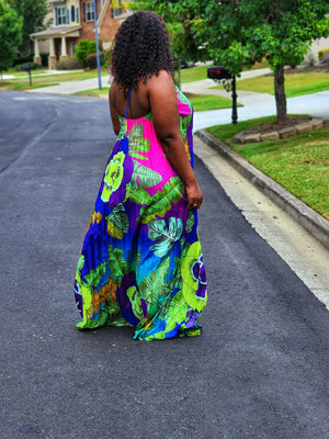 Botanical Garden Maxi Dress - Plus