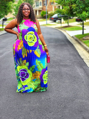 Botanical Garden Maxi Dress - Plus