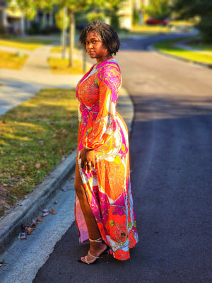 Split Decisions Maxi Dress