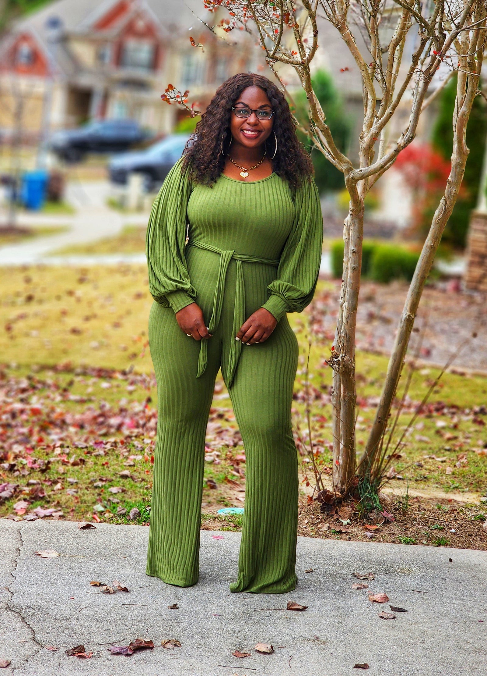 Can You Keep Up Jumpsuit - Plus