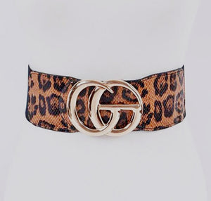 Leopard Curves Belt