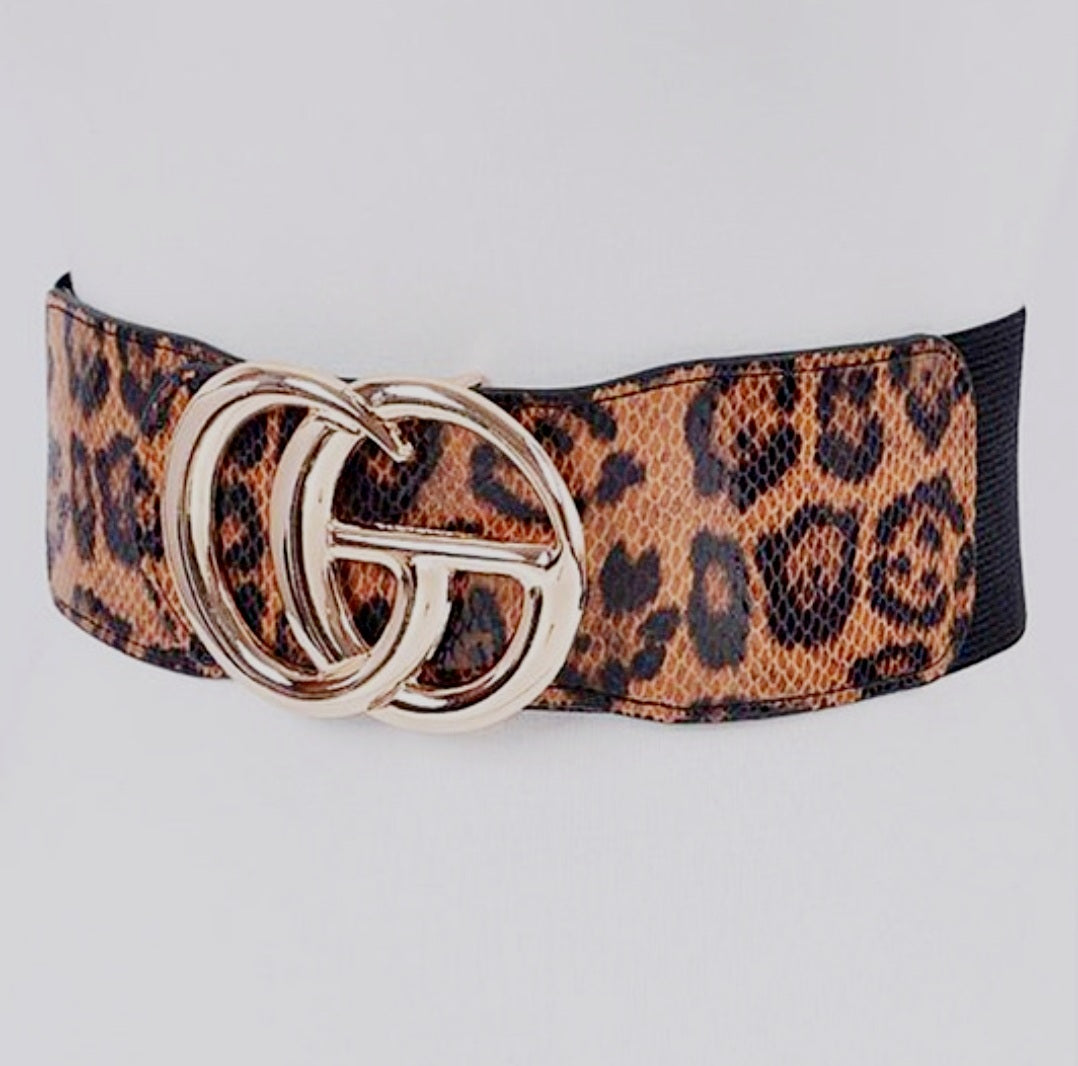 Leopard Curves Belt